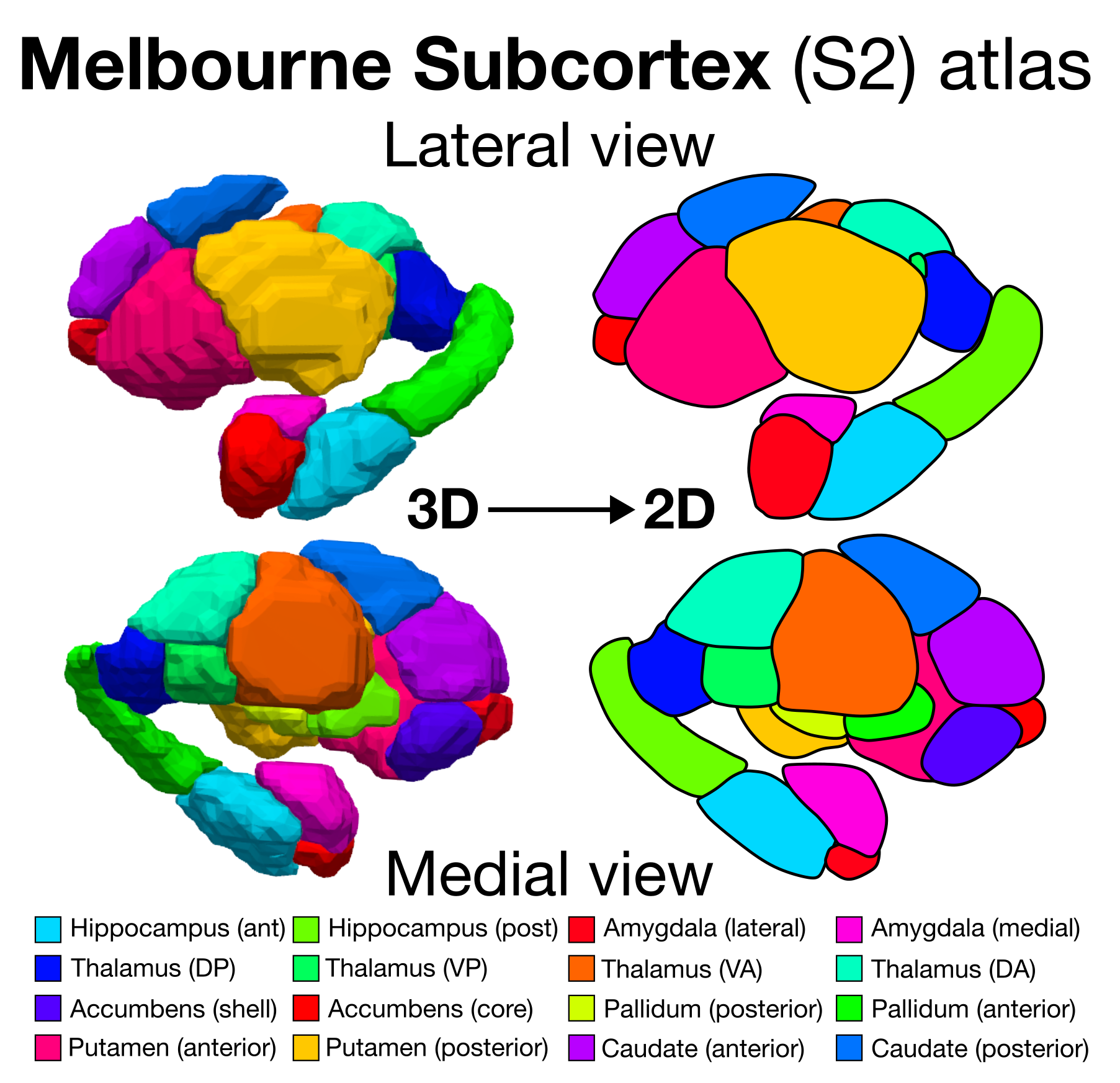 Melbourne Subcortex (S2) atlas