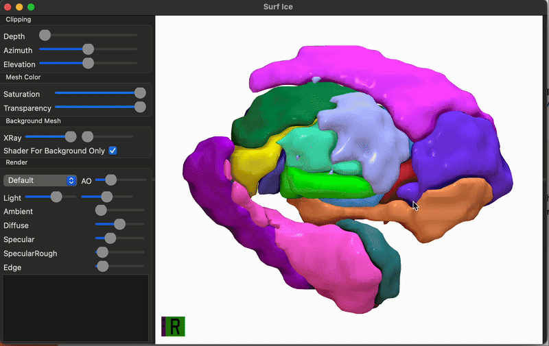 3D mesh rotation GIF
